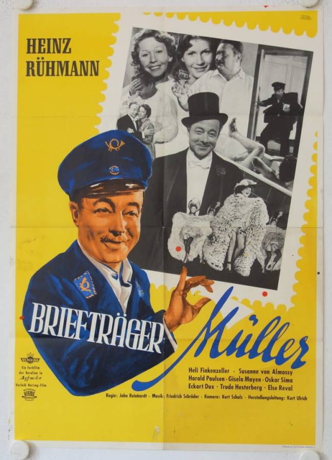 Briefträger Müller originales deutsches Filmplakat